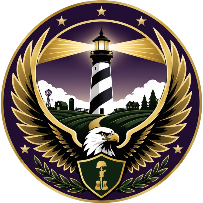 Guardian Light Veterans Legacy Memorial crest