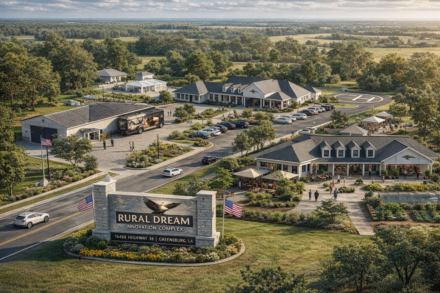The Rural Dream Innovation Complex in Greensburg, Louisiana